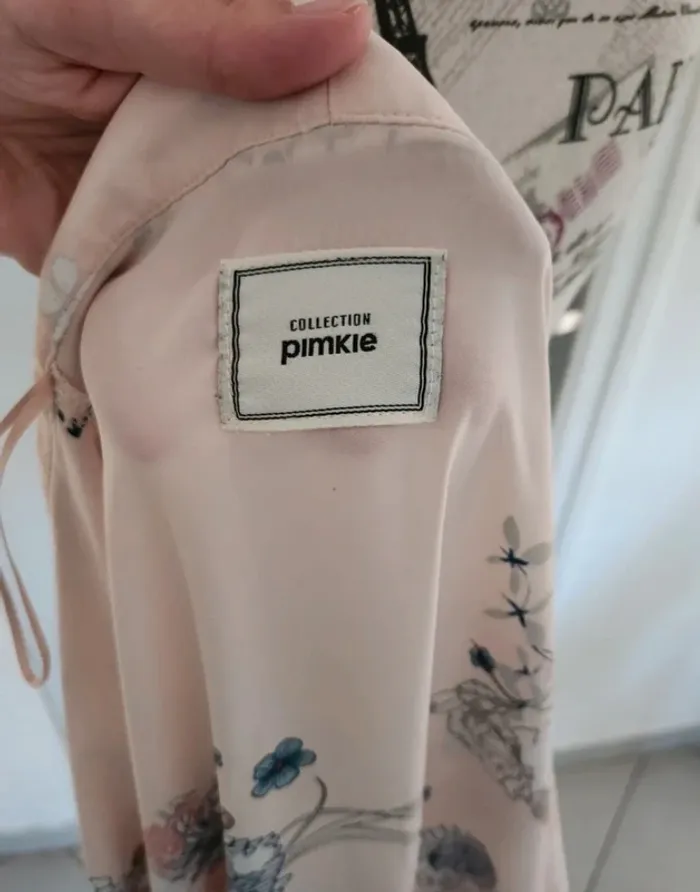 🌸 Kimono satiné fleuri - Pimkie Collection - Taille M 🌸 - photo numéro 6