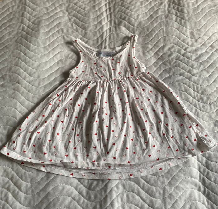 Robe coeur été bébé 9 mois mes petits cailloux
