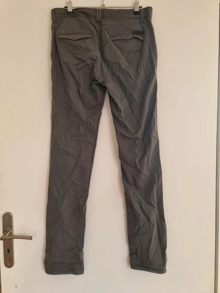 Pantalon chino gris - Zara Man - photo numéro 2