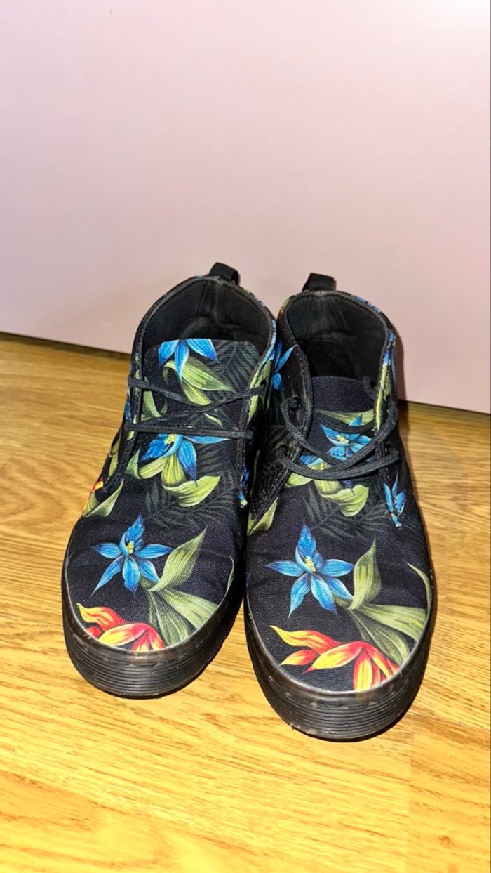 Dr Martens Fleuri - tissu - Édition Limitée taille 37 - photo numéro 3