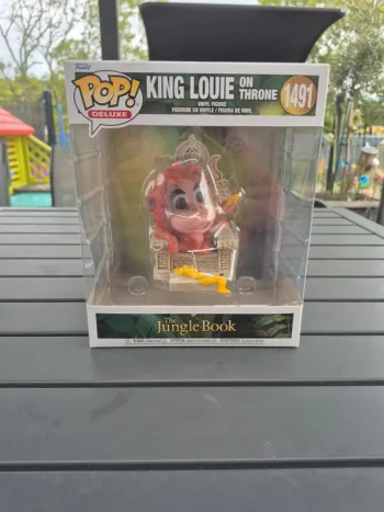 Funko pop Disney King louie on throne 1491