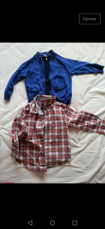 Ensemble chemise et veste 2 ans