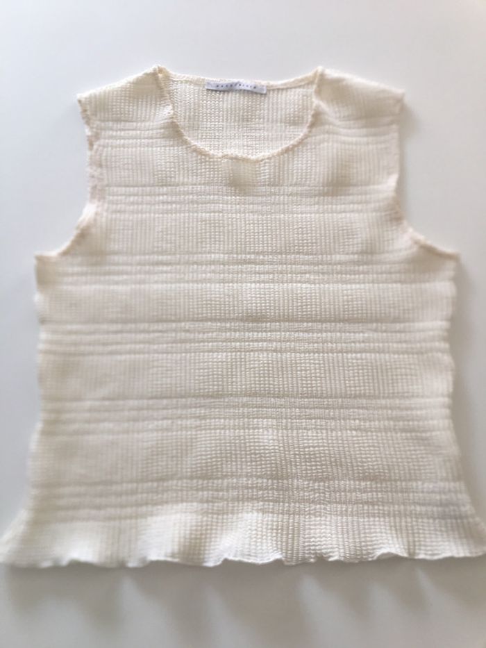 Débardeur blanc casse taille 42 Pennyblack bon état