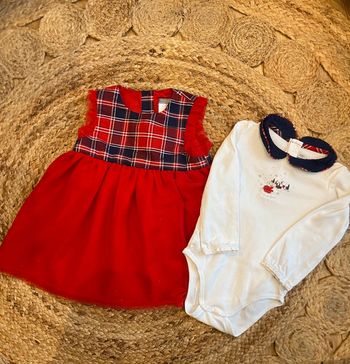 Ensemble fille 18 mois Sergent Major noël