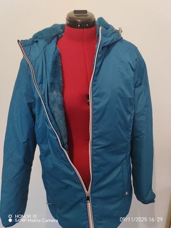 Veste imperméable fourree