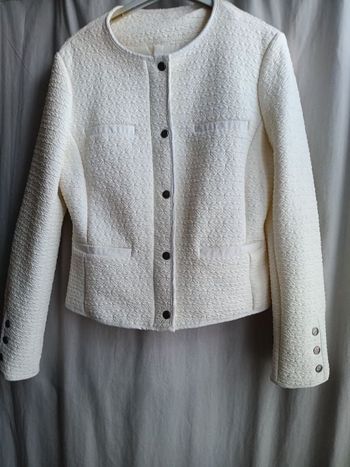 Veste femme softy 40 blanche