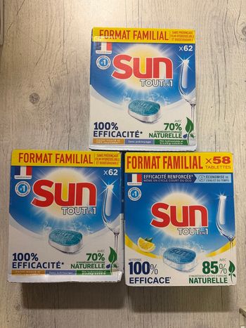 Lot de 3 Sun