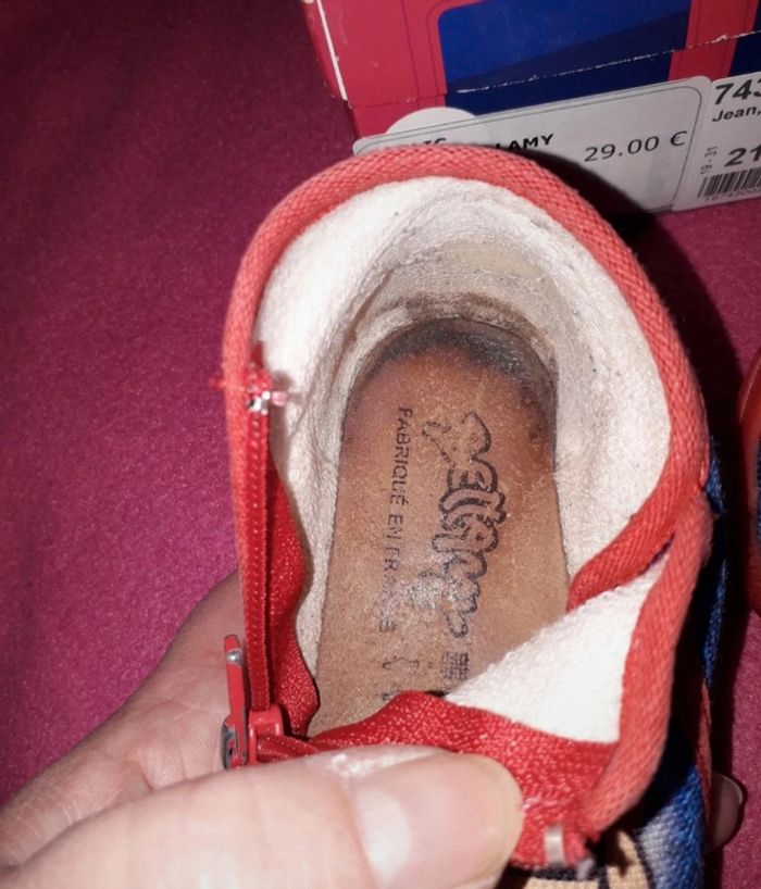 Chaussons policier pointure 21 - photo numéro 4