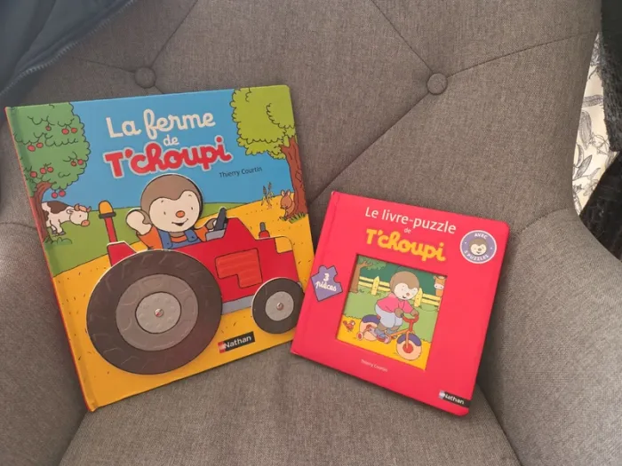 2 livres Tchoupi découverte