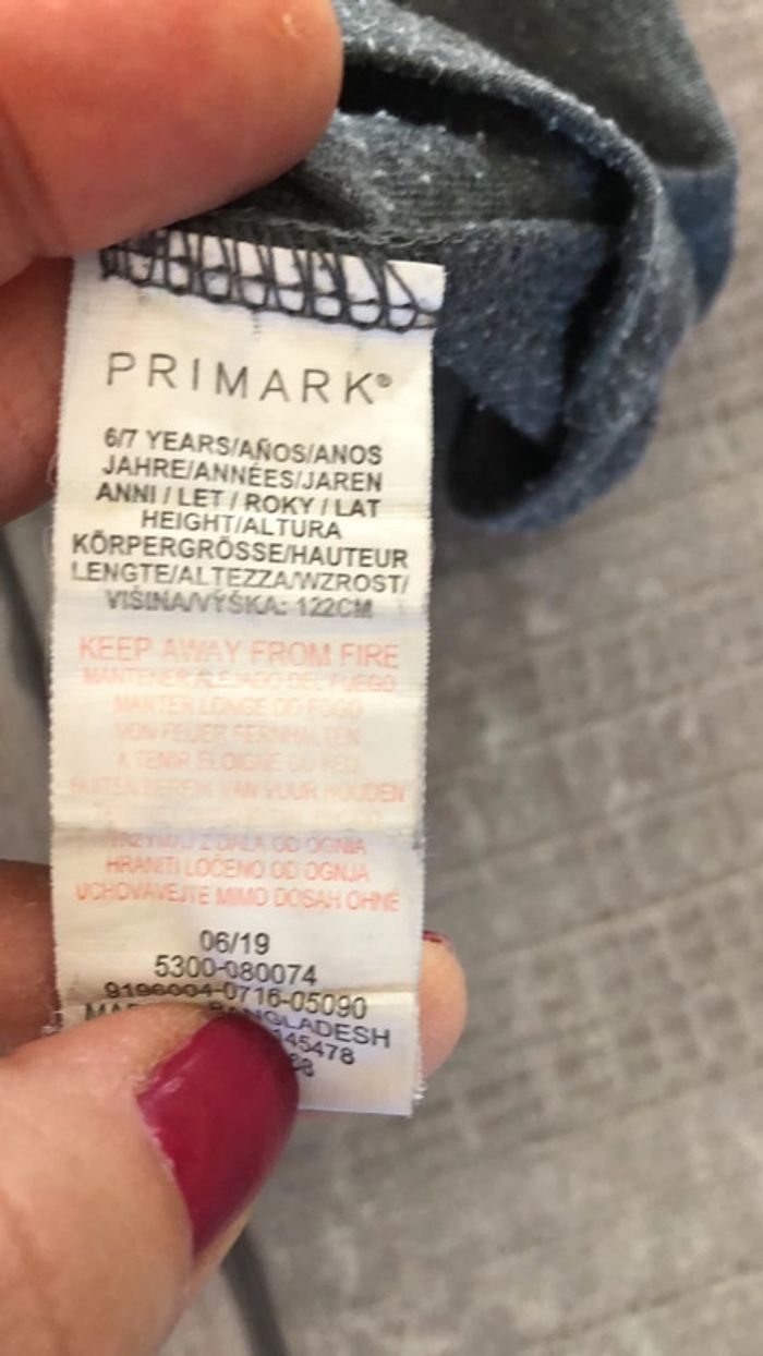 Primark - t shirt garçon 7ans - photo numéro 5