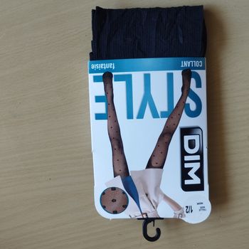 Collant Dim Style taille 1/2 Noir Neuf