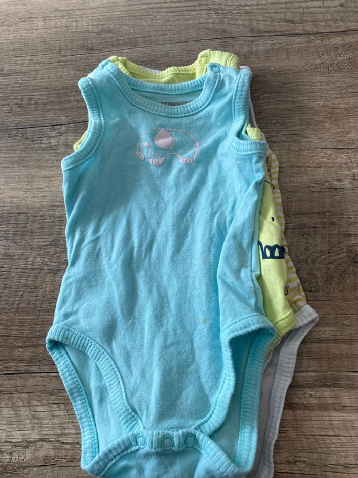 Lot de 4 Body bébé été - photo numéro 2