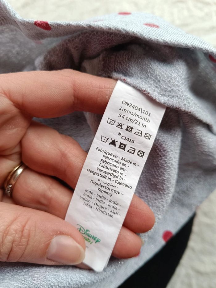 Robe manches courtes Fille 1 mois Minnie Hello Sailor Disney Baby - photo numéro 8