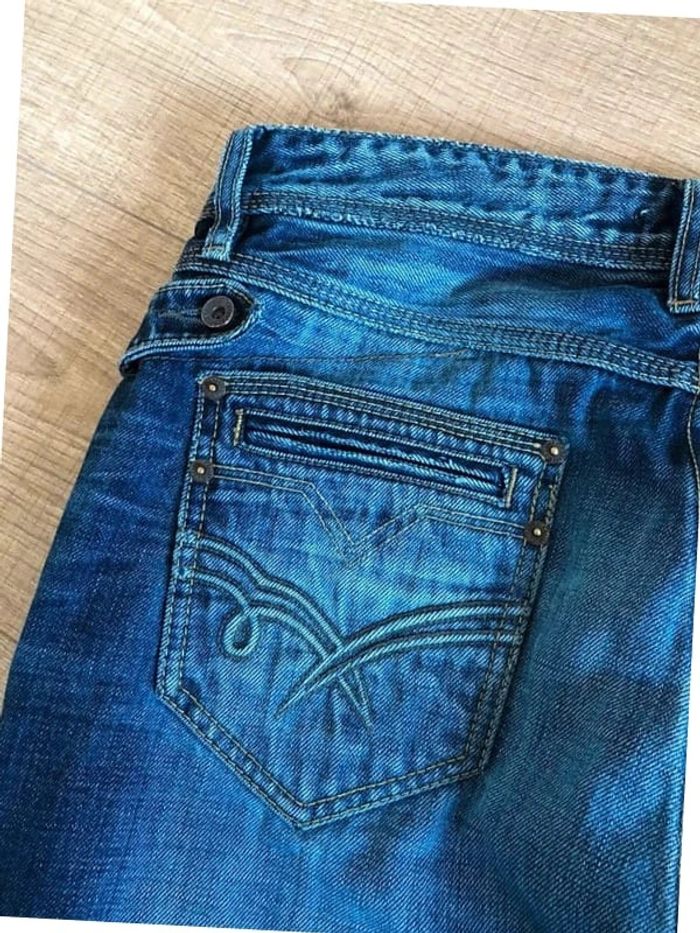 Jean bleu marine pour homme Kaporal taille 38 excellent état - photo numéro 11