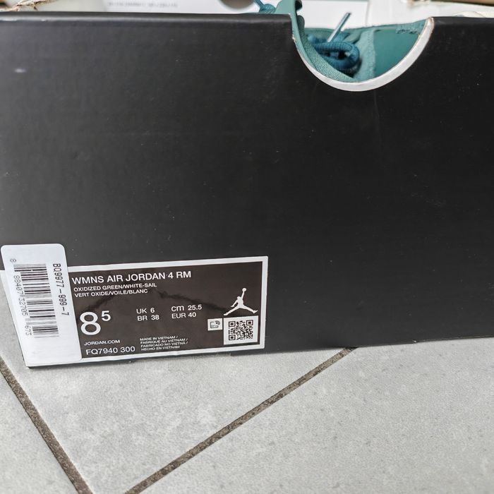 Nike Air Jordan 4 RM Oxidized Green - Taille 40 - Neuve - photo numéro 6