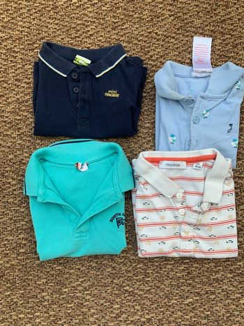 Polos manches courtes 2ans