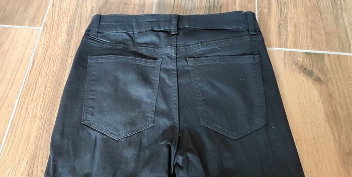 Pantalon jeans noir - photo numéro 4