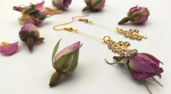 Boucles d'oreilles arbre - photo numéro 3