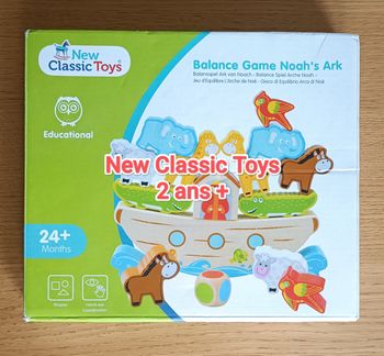Jeu en bois d'équilibre l'Arche de Noé New Classic Toys 2 ans +