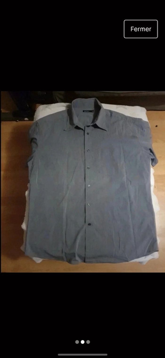 Chemisette grise homme celio - photo numéro 2