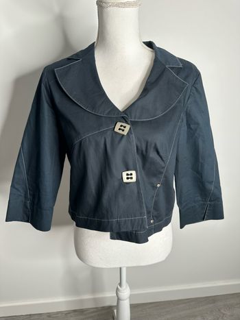 Blazer boléro bleu marine Imprévu T40 L