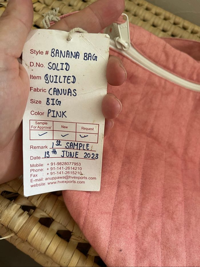 Sac banane rose thé - Neuf - photo numéro 5