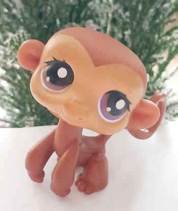 Figurine Littlest Pet Shop Singe aux yeux violet