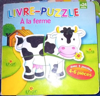 Livre Puzzle A la ferme
