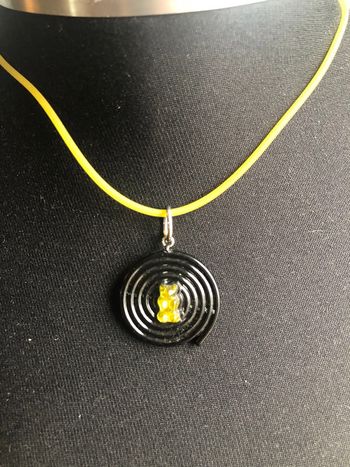 Collier bonbon réglisse et ourson Haribo