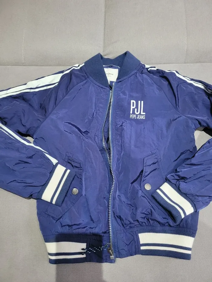 Veste pépé jeans 8 ans