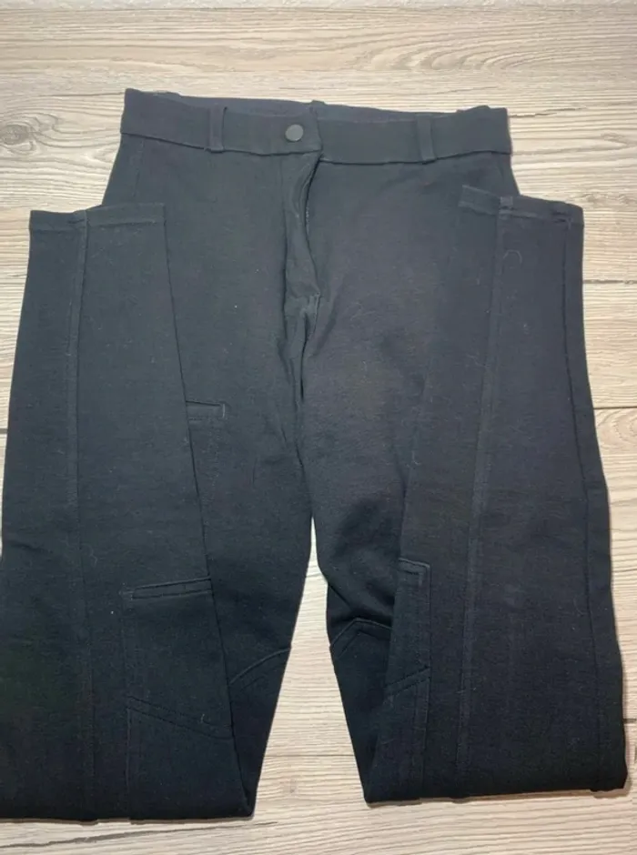 Pantalon d’équitation Fouganza  Noir, Taille 38  / M - photo numéro 2