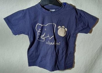 tee shirt bleu Baby Club