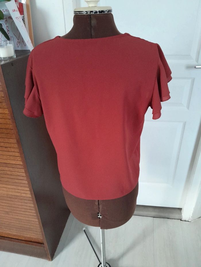 Petit haut shein effet crêpe M - photo numéro 2