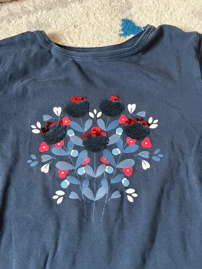 TEE shirt bleu marine - photo numéro 2
