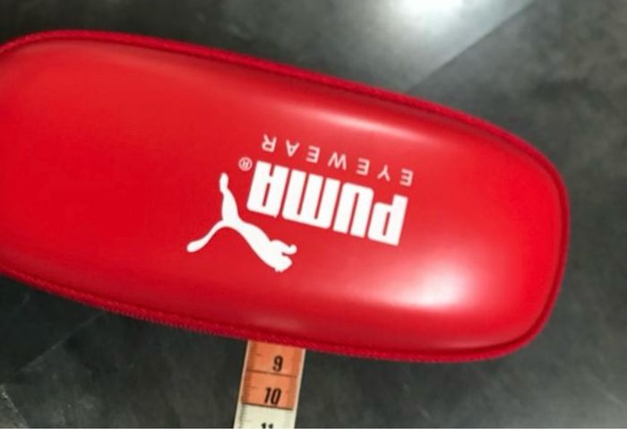 Bel étui à lunettes rouge Puma - photo numéro 8