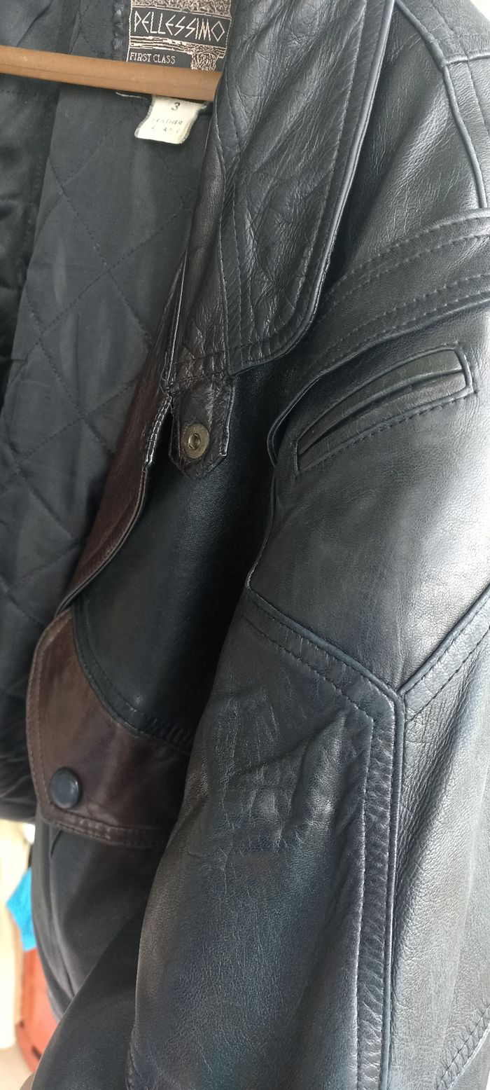 Veste noire pellessimo - photo numéro 3