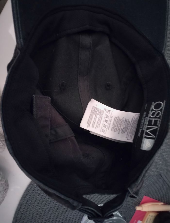 Casquette noire "Adidas" extérieur 100% coton  réglable taille unique - photo numéro 4