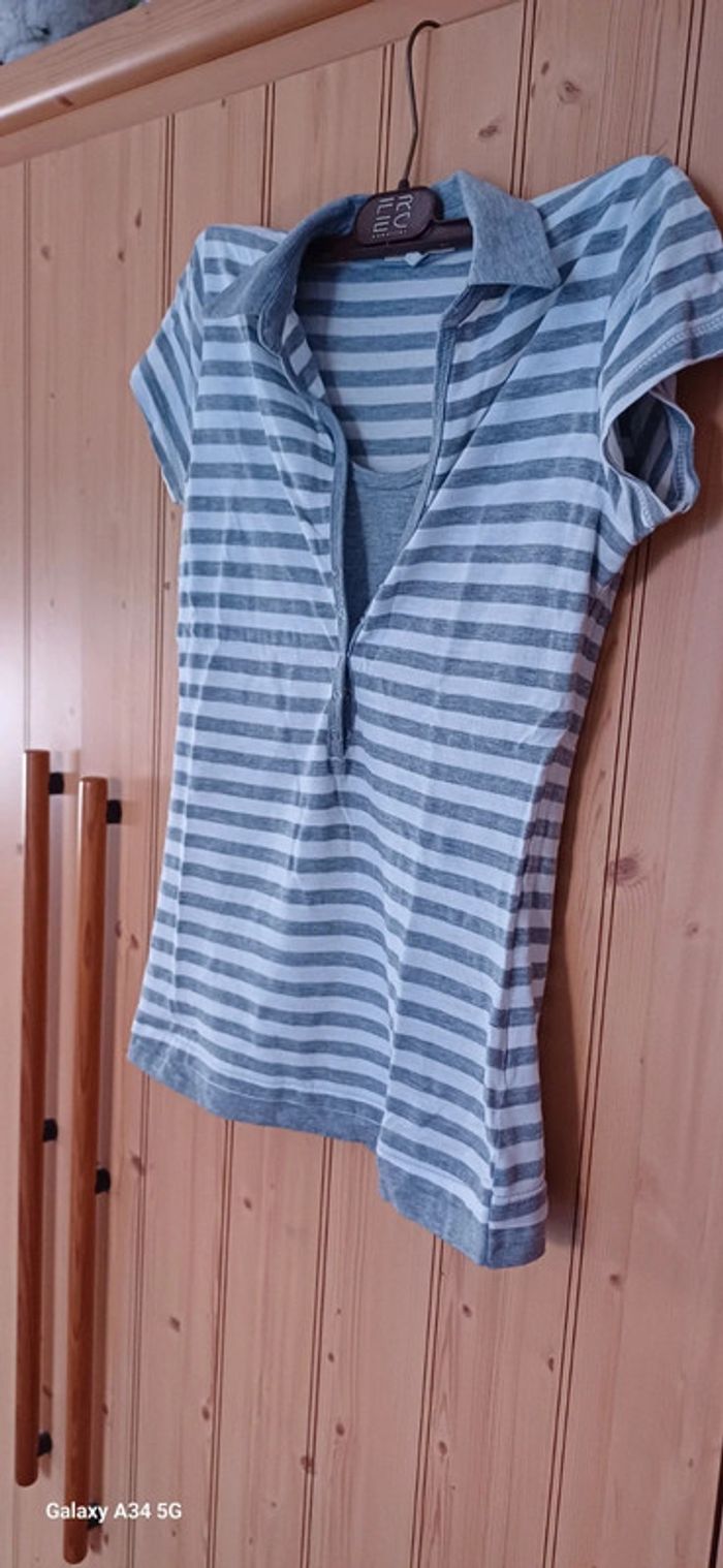 Tee shirt rayés - photo numéro 3