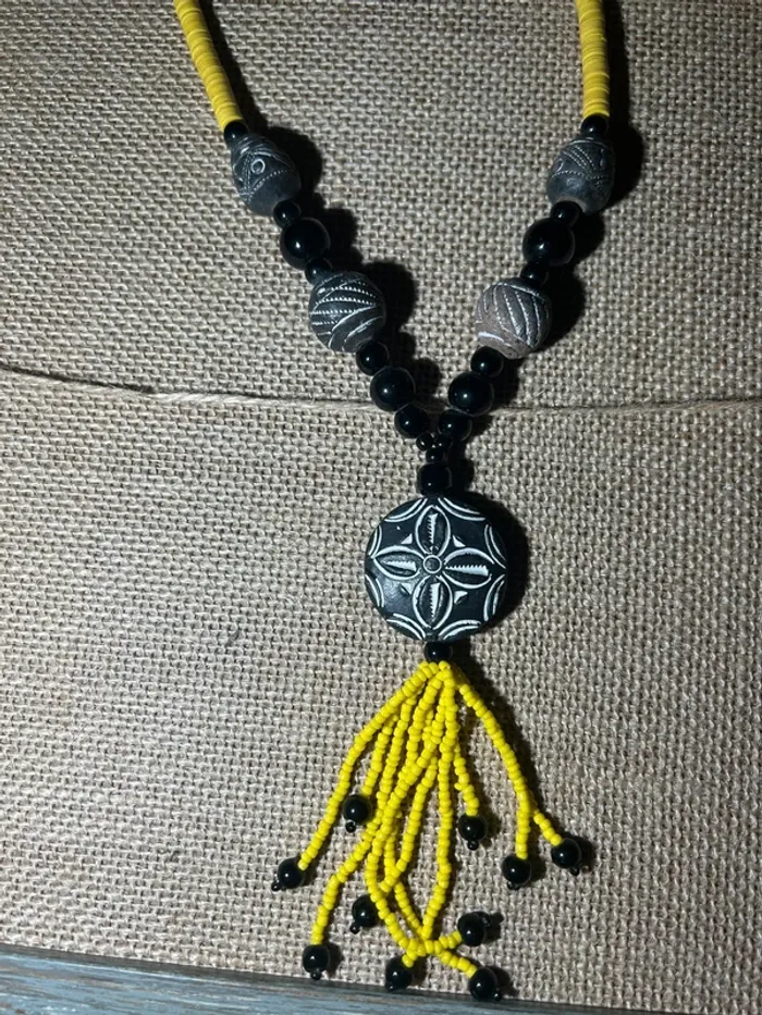 Collier africain vintage - photo numéro 2