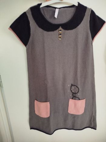 #kytie10ansfille. Robe pull manches courtes taille 10 ans