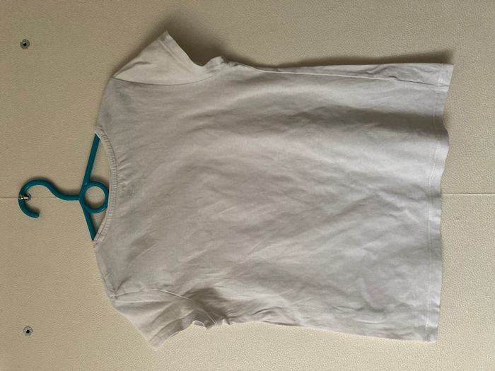 Tee-shirt blanc imprimé plage - photo numéro 3