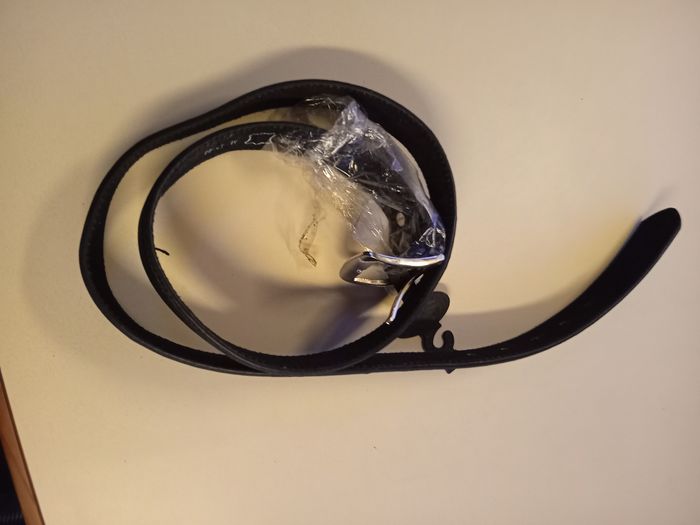 Ceinture noir taille xl 42/44 neuve - photo numéro 5