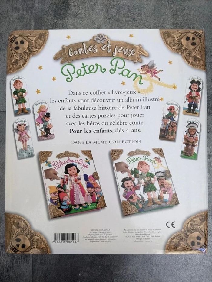Coffret livre et puzzles " Peter Pan " Collection Contes et Jeux - photo numéro 2