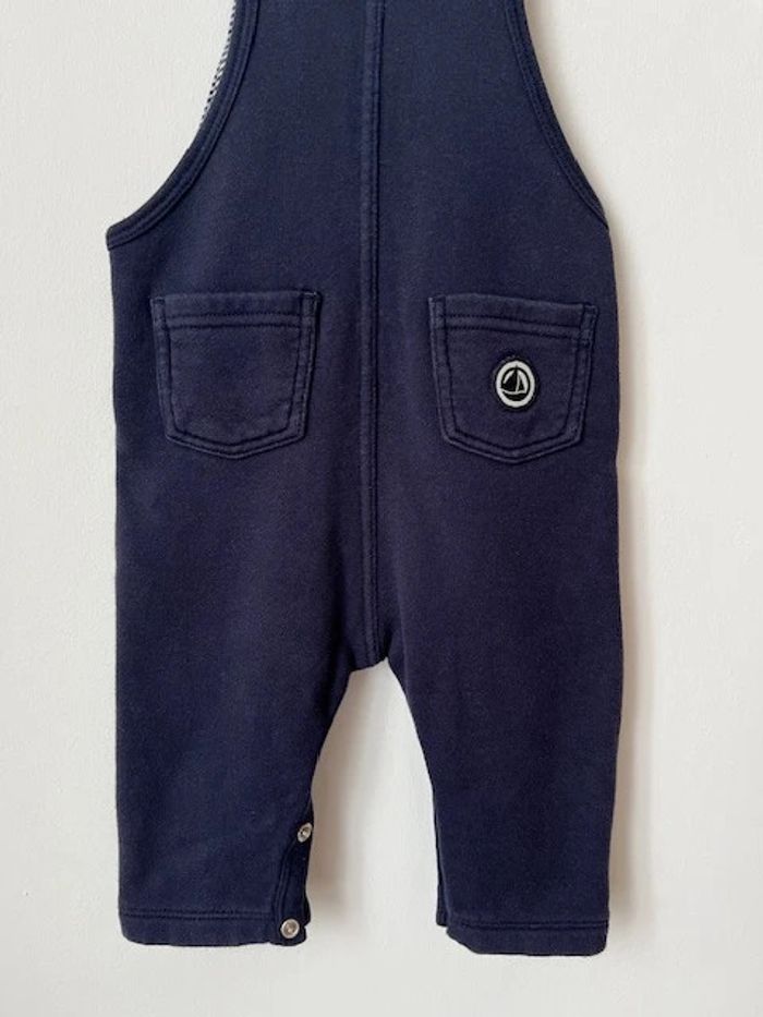 Salopette bleu marine confortable - Petit Bateau 6 mois (67cm) - photo numéro 9