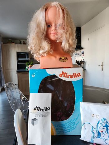 Tête à coiffer 1979 dans sa boîte