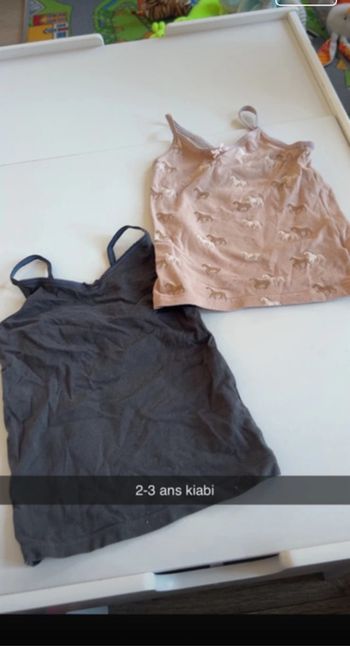 Lot de 2 débardeur fille