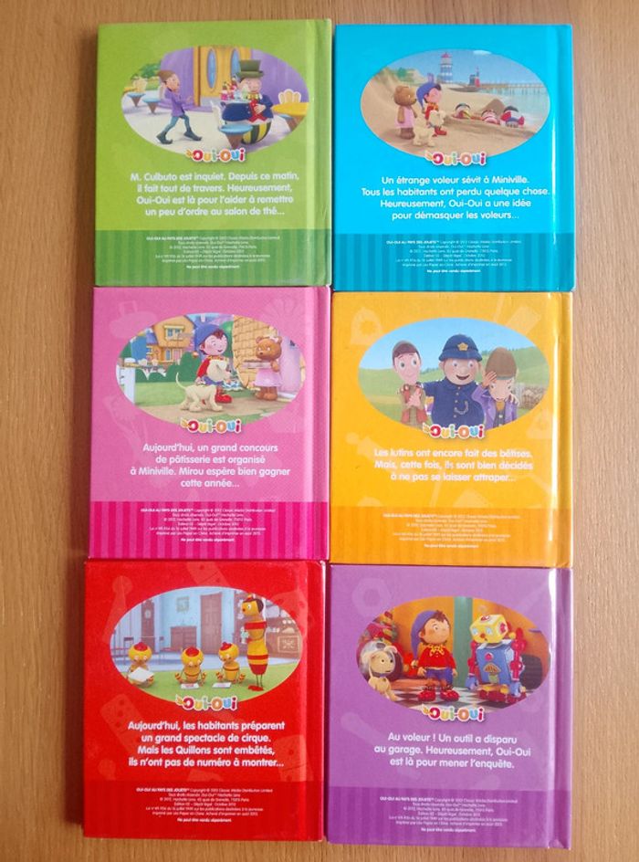 Livre enfant - Lot de 6 petits livres Oui oui - photo numéro 2