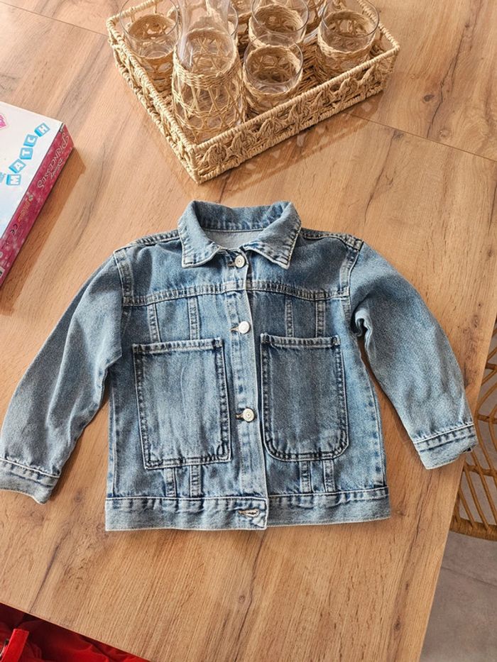 Veste en jean avec nounours