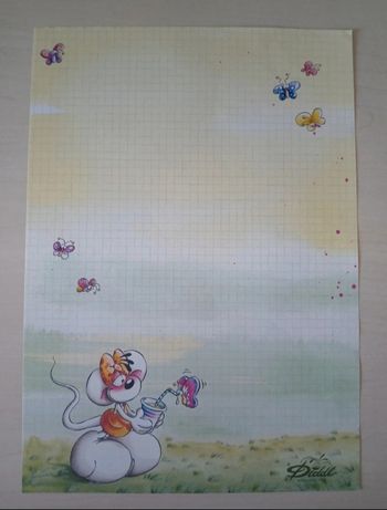 Diddl - Feuille A4 neuve - 0,60€