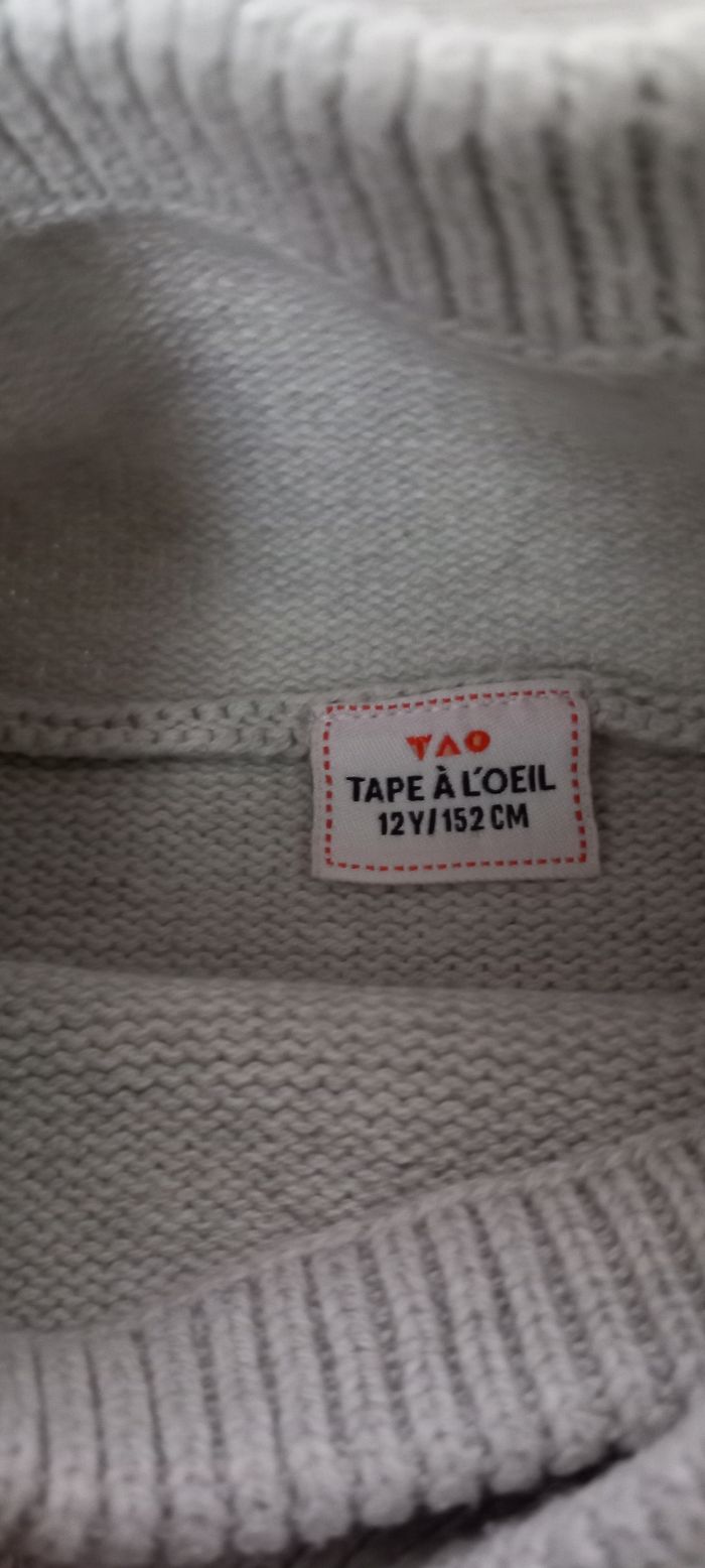 Pull 12 ans tape à l'œil - photo numéro 2